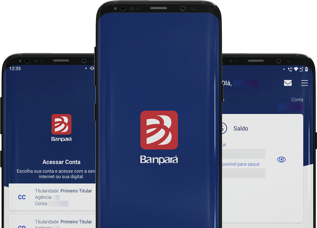 App Banpará em celulares